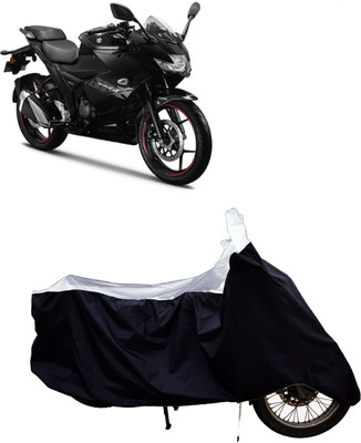 Tricway Two Wheeler Cover for Suzuki(Gixxer SF 150, White)