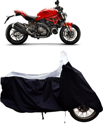 Tricway Two Wheeler Cover for Ducati(Monster 821, White)