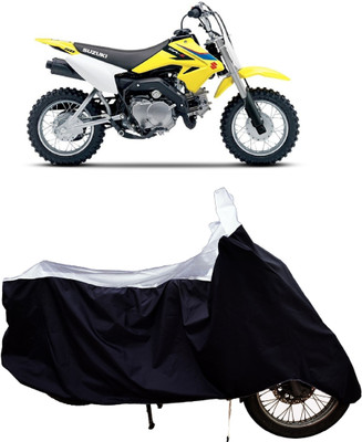 Tricway Two Wheeler Cover for Suzuki(DR-Z50 BS6, White)