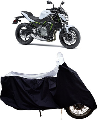 Tricway Two Wheeler Cover for Kawasaki(Z650, White)