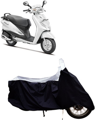 Tricway Two Wheeler Cover for Hero(Duet VX 110CC BS6, White)