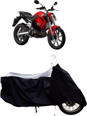 Tricway Two Wheeler Cover for Revolt(Motors RV 400 BS6, White)