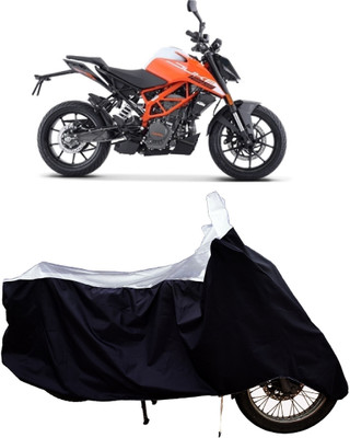 Tricway Two Wheeler Cover for KTM(125 Duke BS6, White)