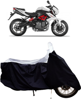 Tricway Two Wheeler Cover for Benelli(TNT 600i, White)