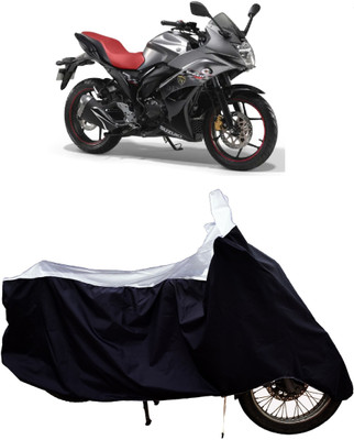 Tricway Two Wheeler Cover for Suzuki(Gixxer Special Edition BS6, White)