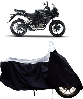 Tricway Two Wheeler Cover for Bajaj(Pulsar AS 150, White)