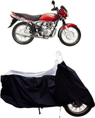 Tricway Two Wheeler Cover for Bajaj(Wind 125, White)