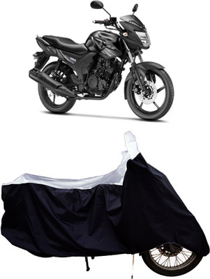 Tricway Two Wheeler Cover for Yamaha(SZ-RR V2 BS6, White)