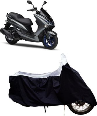 Tricway Two Wheeler Cover for Yamaha(Majesty S 155 maxi BS6, White)