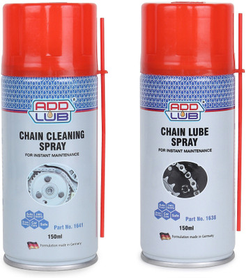 ADDLUB Premium Quality Chain Cleaner and Chain Lube Combo 150ML Chain Oil(150 ml, Pack of 2)