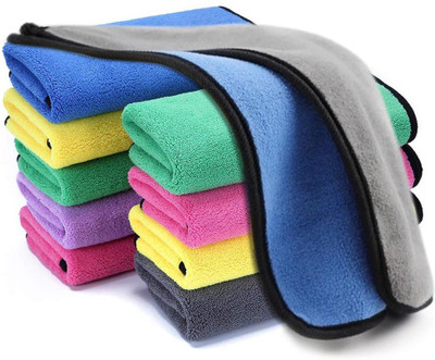 Kingsway Microfiber Vehicle Washing  Cloth(Pack Of 10)