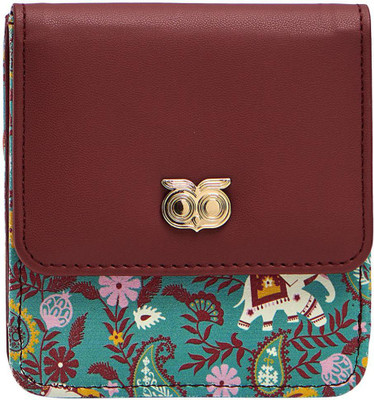 Chumbak Women Casual Red Artificial Leather Wallet(4 Card Slots)