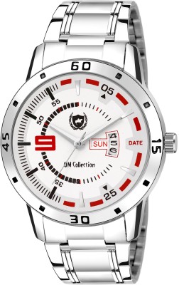 Om Collection Day and Date Chain Analog Watch  - For Men