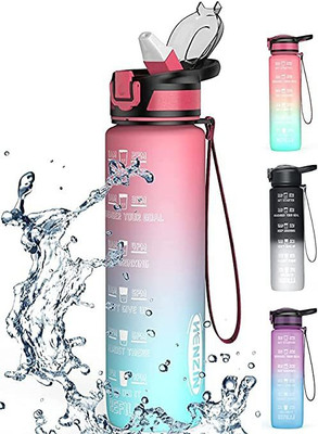 PLATINUMWYN 1000 ml Silicone Bottle(Pack of 1, Multicolor)