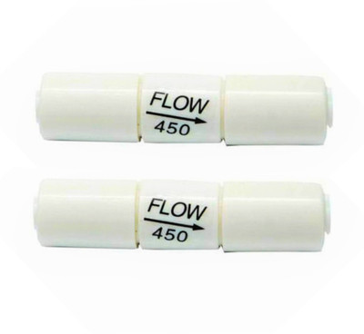 E.F.M Ro Flow Resistor FR 450 ml X2 Set for water purifiers Solid Filter Cartridge(0.5, Pack of 1)
