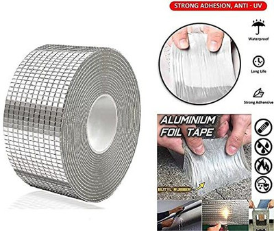VARIYAENTERPRISE28 Leakage Repair Waterproof Tape Leakage Repair Waterproof Tape Dispenser Adhesive Tape (Manual)(Set of 1, Silver)