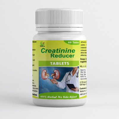 ZYREX Creatinine Reducer Tablets 180 Tablets That Reduces Creatinine Level Naturally.(Pack of 3, 180 Tablets)