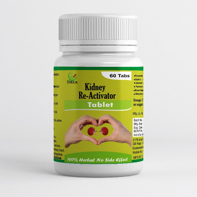 ZYREX Kidney Reactivator 60 Tablets Made For Kidney Fail and Dialysis Patients.(60 Tablets)