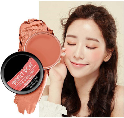 MYEONG 3 in 1 Matte Brown Color Lips & Cheek Tint Cheeks Eyelid Gives Natural look(Soft Brown)