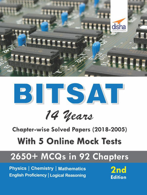 Bitsat 14 Years Chapter-Wise Solved Papers (2018-2005) with 5 Online Mock Tests(English, Paperback, unknown)
