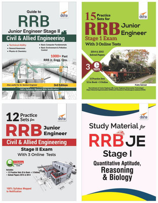 Rrb Junior Engineer Study Package for Stage I & II Civil & Allied Engineering(English, Paperback, unknown)