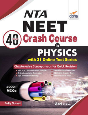 Nta Neet 40 Days Crash Course in Physics with 31 Online Test Series  - 3000+ MCQs 3 Edition(English, Paperback, unknown)