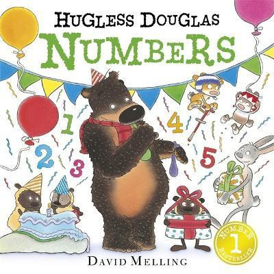 Hugless Douglas Numbers Board Book(English, Board book, Melling David)