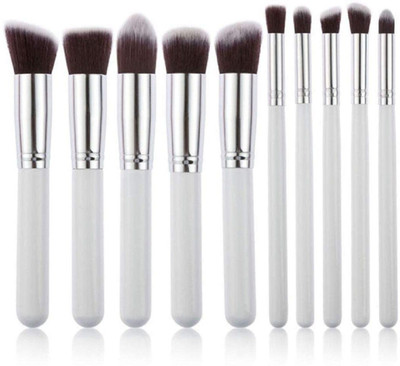 Scheibe 10 pcs White Makeup brush Set(Pack of 10)