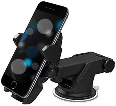 DEKIYANZ Car Mobile Holder for Dashboard, Windshield, AC Vent, Anti-slip(Black)
