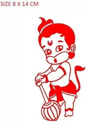 KICKWIX Sticker & Decal for Car & Bike(Red)