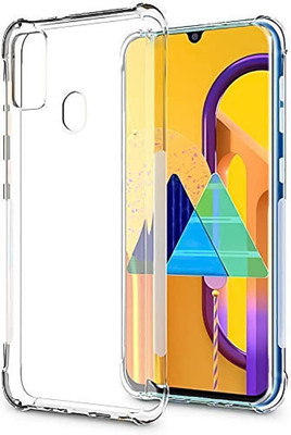 WOW Imagine Back Cover for Samsung Galaxy M31 Prime / M31 / F41 Shockproof Case |Crystal Clear Back Case(Transparent, Flexible, Pack of: 1)