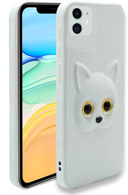 SMARTPOCKET Back Cover for Apple iPhone 11(White, 3D Case, Pack of: 1)