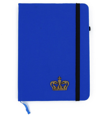 ASRAW Crown A5 Sized Hardcover Diary A5 Diary Ruled 176 Pages(Blue)