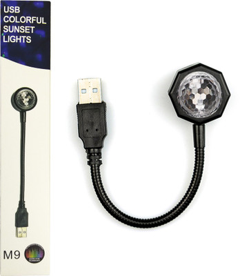 WRADER Shower DISCO Light 7 Colors + 9 Functional Modes Disco Light for Car & Bedroom Shower Laser Light(Ball Diameter: 8 cm)