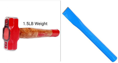 Garena Extra durability with wooden handle combo27 Sledge Hammer(1.5 kg)