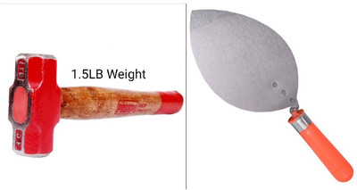 Garena Extra durability with wooden handle combo10 Sledge Hammer(1.5 kg)