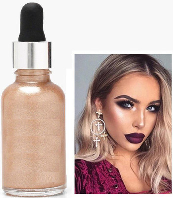 tanvi27 Liquid highlighter waterproof long lasting iluminator contour bronzer Highlighter(COPPER)