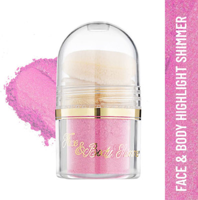 KAIASHA Body & Face Shimmer Highlighter For All Skin Type Highlighter(Lavender Rpse)