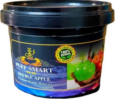 Puff Smart Premium Herbal 100g Double Apple Hookah Flavor(100 g)