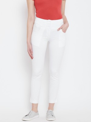 LOMOTO Slim Women White Jeans