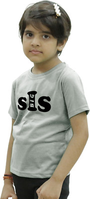 CHOMBOOKA Boys Typography, Printed Cotton Blend Regular T Shirt(Grey, Pack of 1)