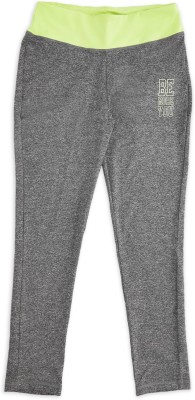 Pantaloons Junior Track Pant For Girls(Grey, Pack of 1)