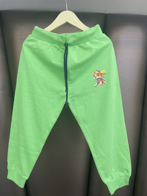 TINY TOON Track Pant For Boys & Girls(Green, Pack of 1)