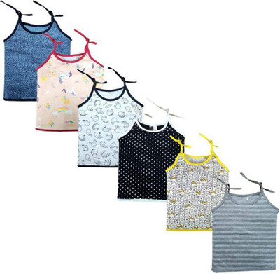 Baby Needs Vest For Boys & Girls Pure Cotton(Multicolor, Pack of 6)