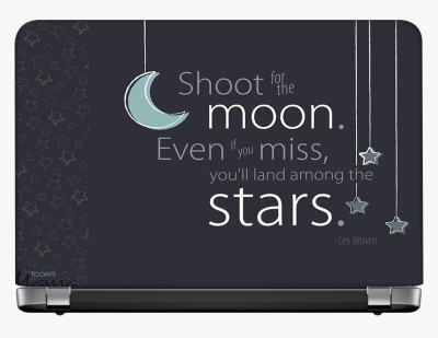 Mclaxa 15.2 × 10.2 LAPTOP SKIN Moon Star Vinyl Laptop Decal 15.2