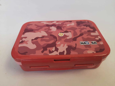 NAYASA Nutri Army Deluxe Pink 1 Containers Lunch Box(700 ml, Thermoware)