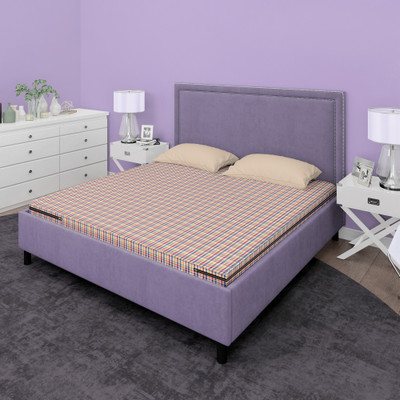 Flipkart SmartBuy Zippered King Size Stretchable Mattress Cover(Multicolor)