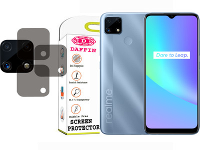 Daffin Back Camera Lens Glass Protector for Realme C25(Pack of: 3)