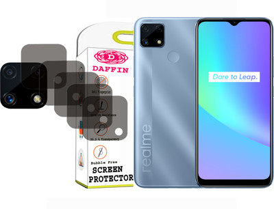 DAFFIN Back Camera Lens Glass Protector for Realme C25(Pack of: 5)