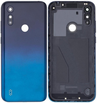 Spares4ever Motorola moto E6S Back Panel(Blue)